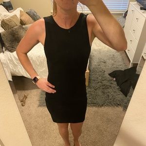 Babaton black pencil dress